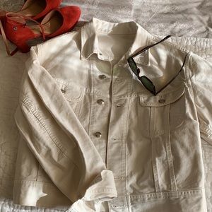 R45 White Jean Jacket